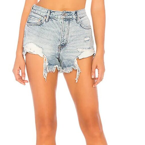 Free People Pants - Free People We The Free Loving Good Vibrations Shorts